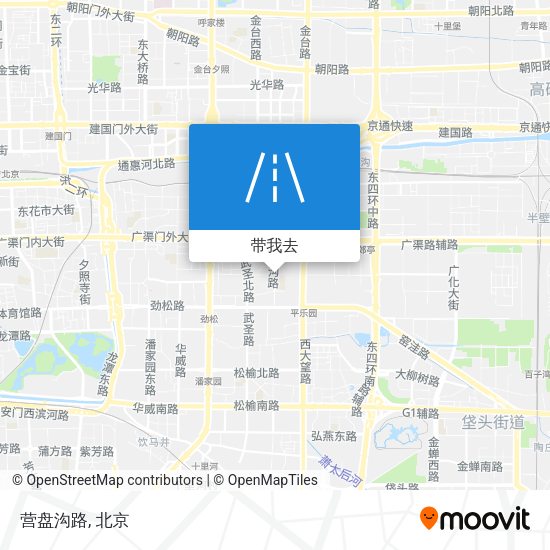 营盘沟路地图