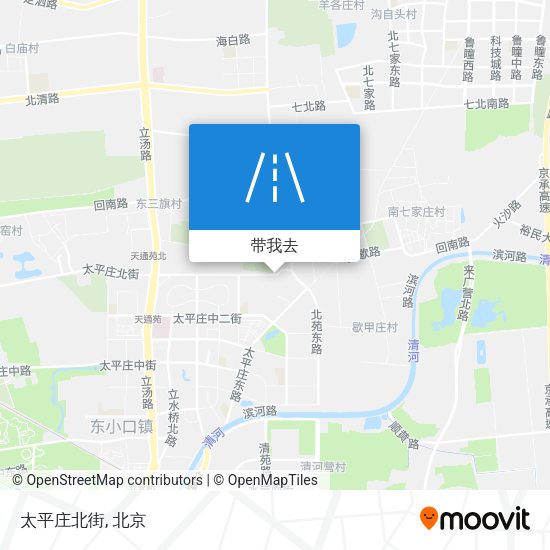 太平庄北街地图