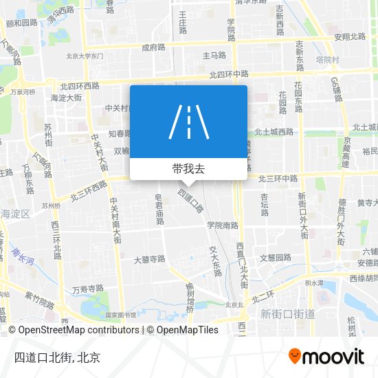 四道口北街地图