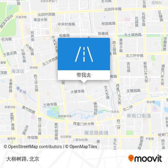 大柳树路地图