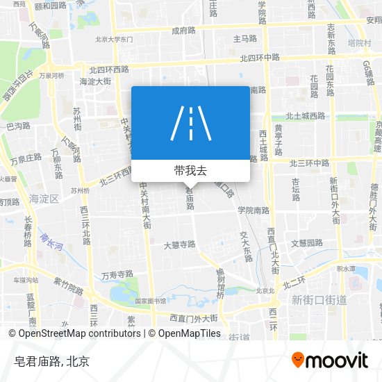 皂君庙路地图