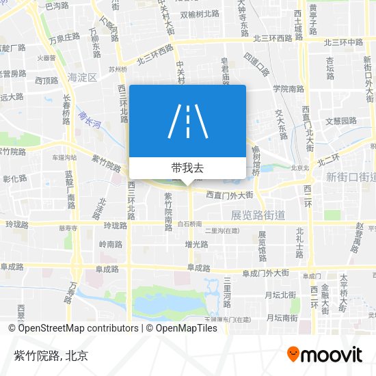 紫竹院路地图
