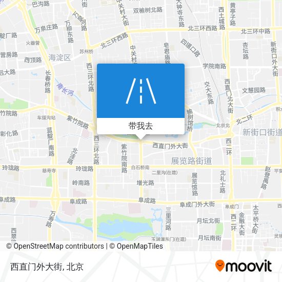 西直门外大街地图