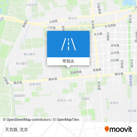 天宫路地图