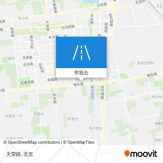 天荣路地图