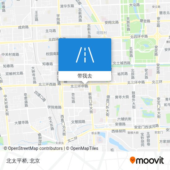 北太平桥地图