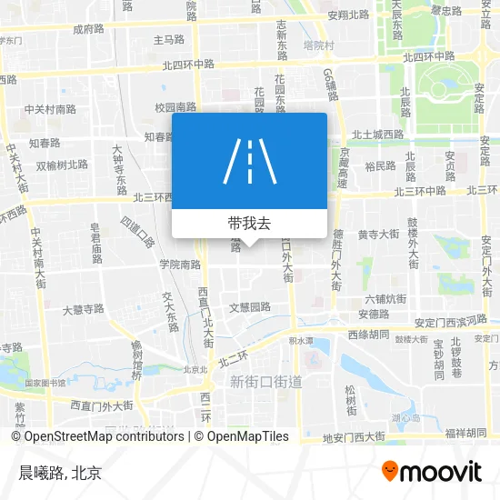 晨曦路地图