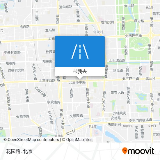 花园路地图
