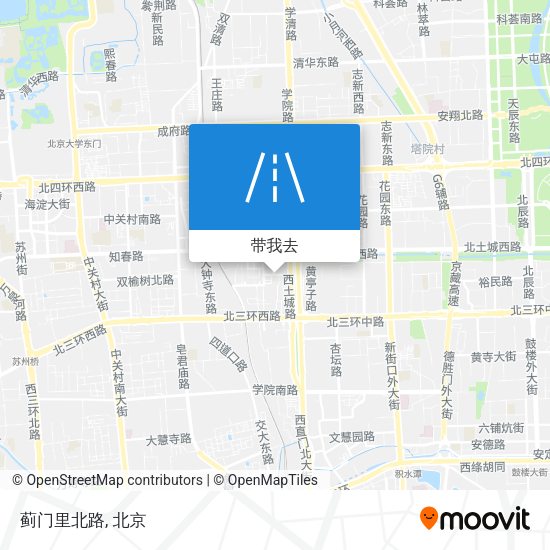 蓟门里北路地图