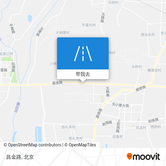 昌金路地图