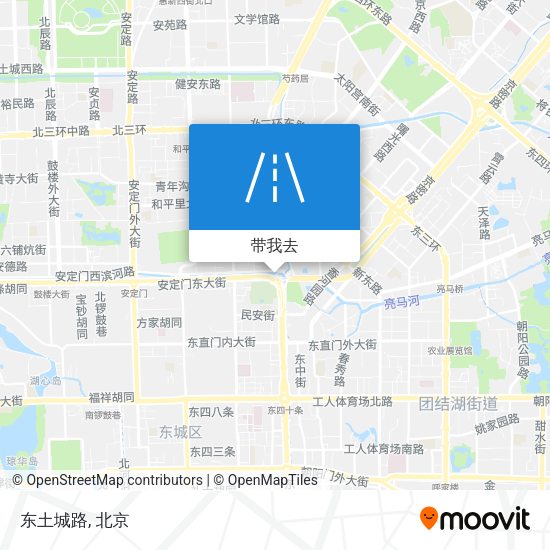 东土城路地图