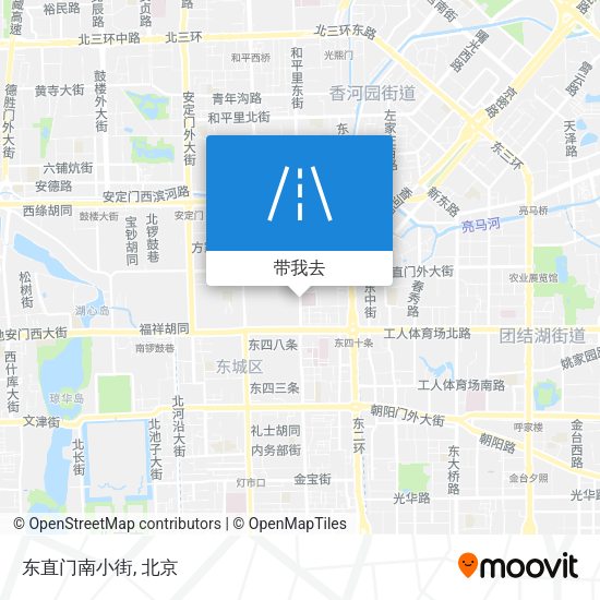 东直门南小街地图