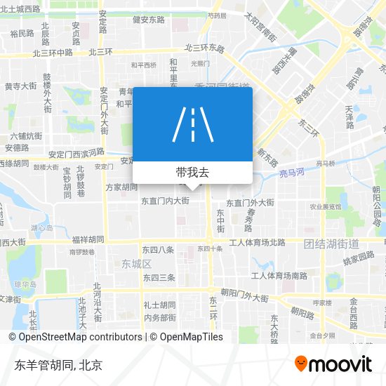 东羊管胡同地图