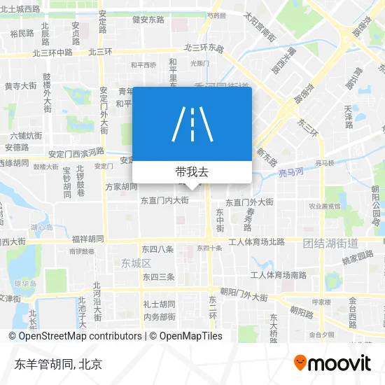 东羊管胡同地图