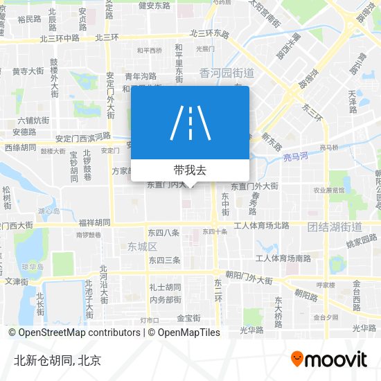 北新仓胡同地图
