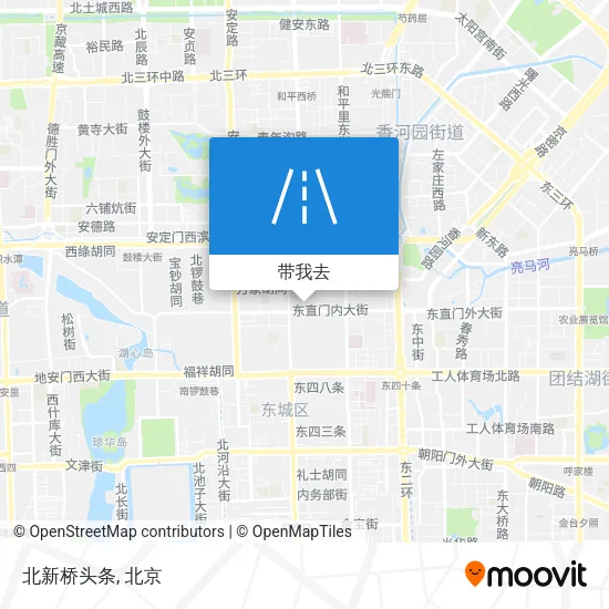 北新桥头条地图