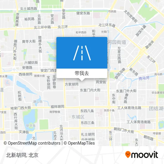 北新胡同地图