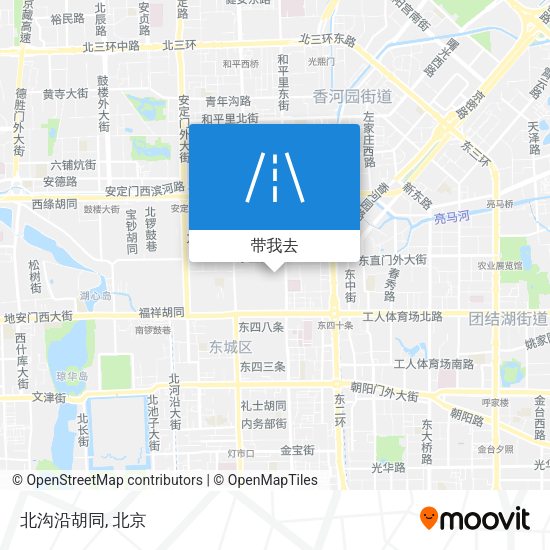 北沟沿胡同地图