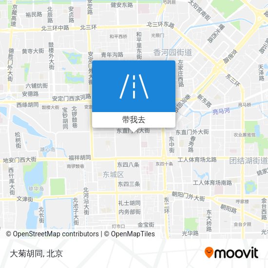 大菊胡同地图