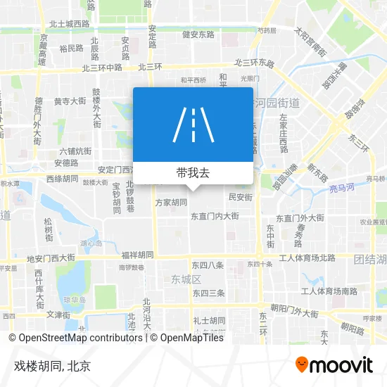 戏楼胡同地图