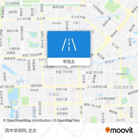 西羊管胡同地图