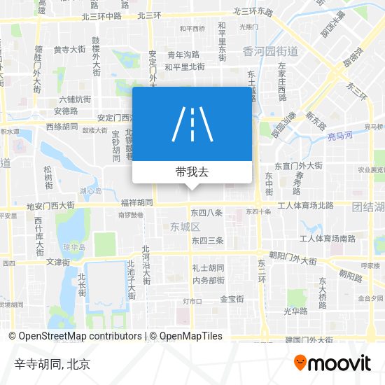 辛寺胡同地图