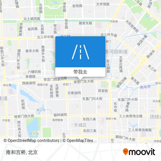 雍和宫桥地图