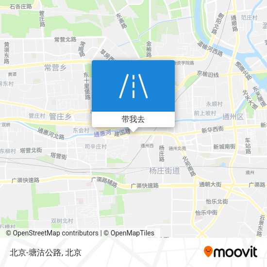 北京-塘沽公路地图