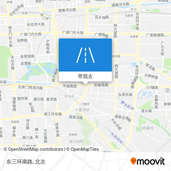东三环南路地图