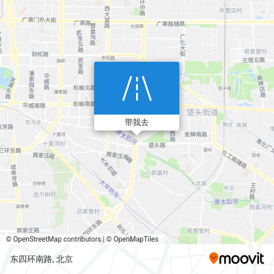 东四环南路地图