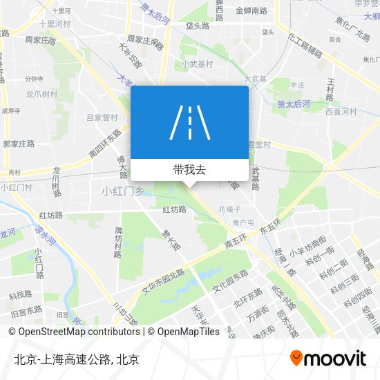 北京-上海高速公路地图
