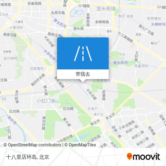 十八里店环岛地图