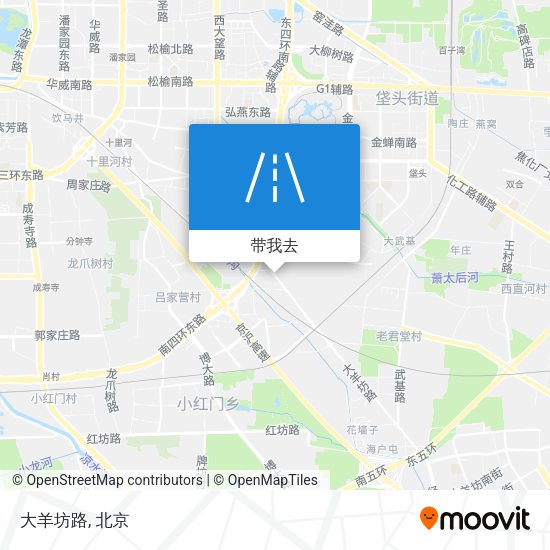 大羊坊路地图