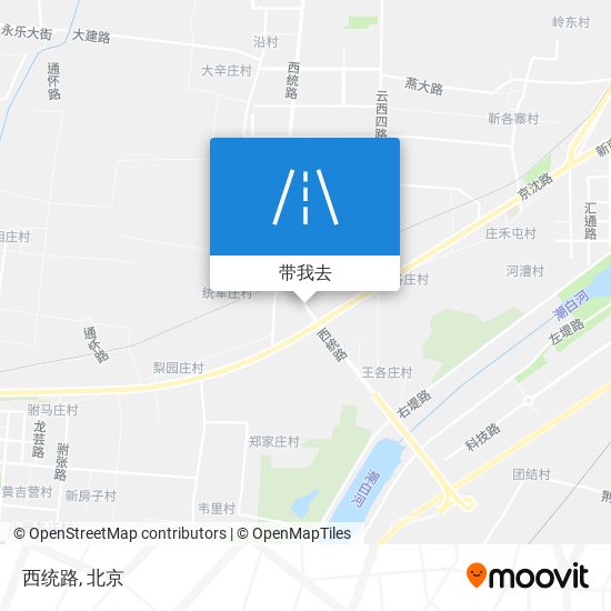 西统路地图