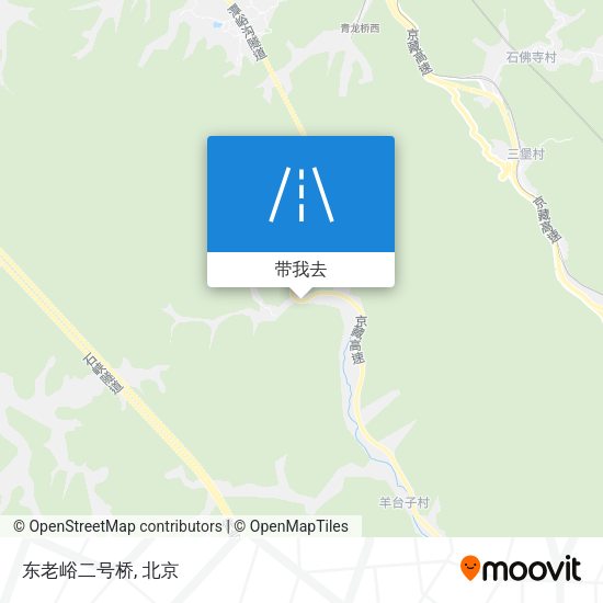 东老峪二号桥地图