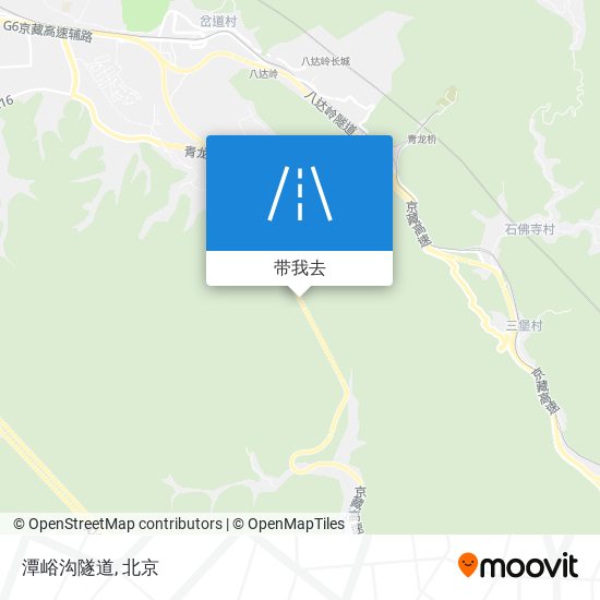 潭峪沟隧道地图