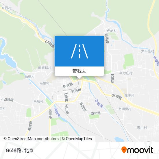 G6辅路地图