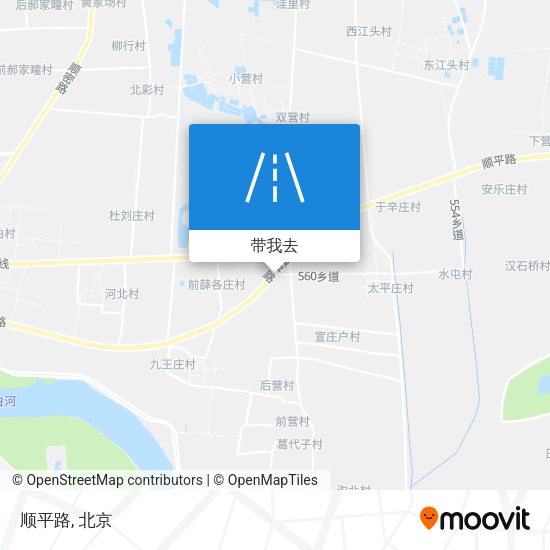顺平路地图