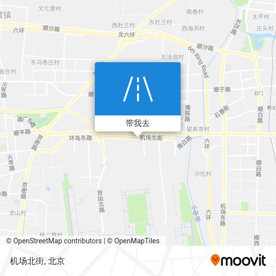 机场北街地图
