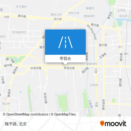 顺平路地图