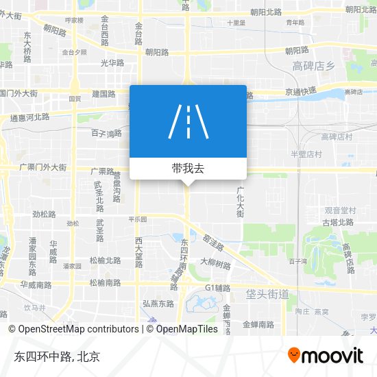 东四环中路地图
