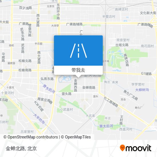 金蝉北路地图