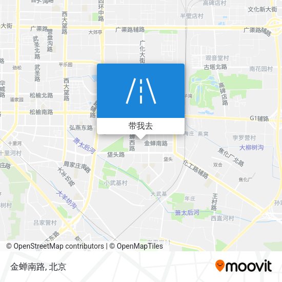 金蝉南路地图