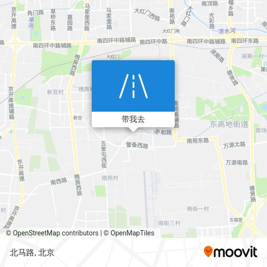 北马路地图