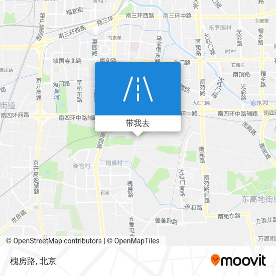 槐房路地图