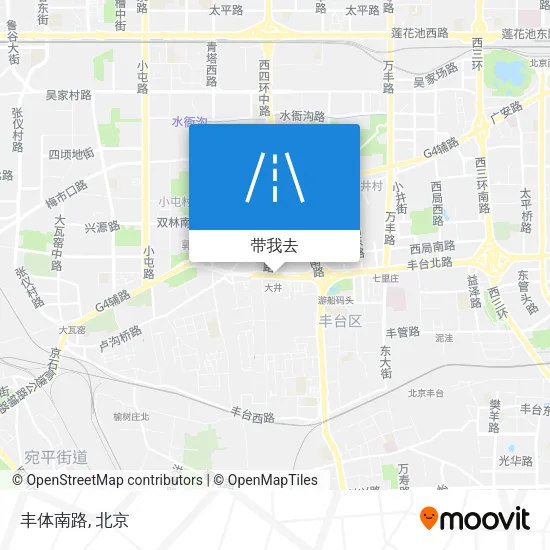 丰体南路地图
