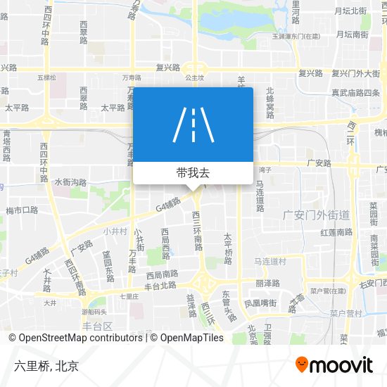 六里桥地图