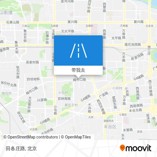 田各庄路地图