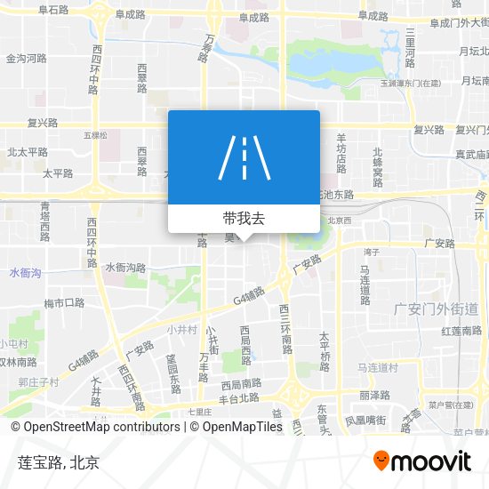 莲宝路地图