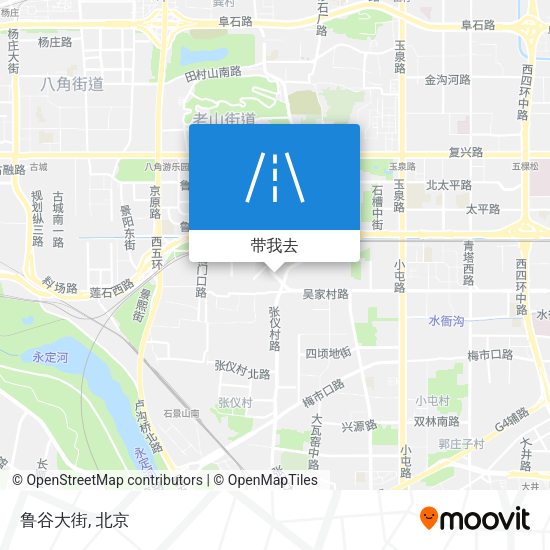 鲁谷大街地图